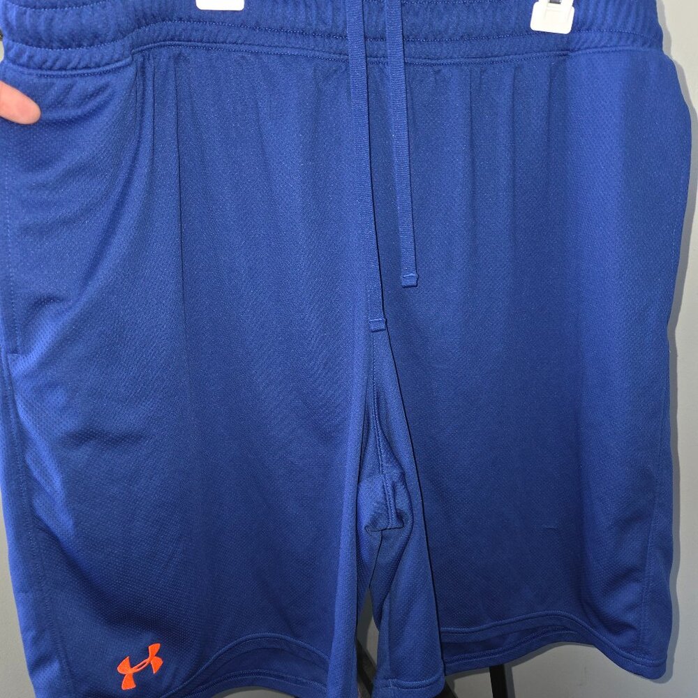 2x Under Armour Blue Basketball Shorts